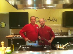"Student Gary & Chef Ben Witten