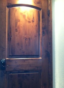 Wine Cellar Door and Lock