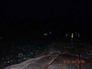 going under, see the light?