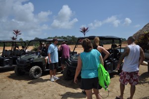 At Sanctuary Belize, boarding transportation