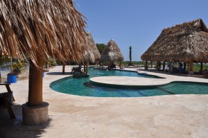 The pool at the Marina Complex