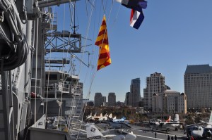 USSMidwayDeckFlagsCity